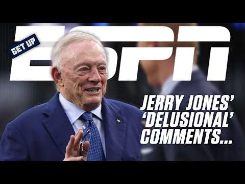 Jerry Jones BELIEVES in Cowboys defense 🤔 + Jaxson Dart & Cam Skattebo SAVING NYG?! 👀 | Get Up