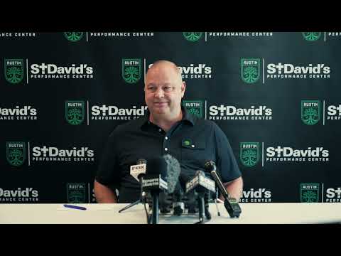 Sporting Director Rodolfo Borrell addresses the media ahead of the 2025 Season