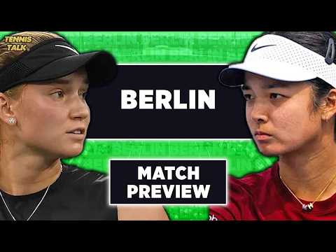 Rybakina vs Eala | WTA Berlin 2026 | Tennis Talk Preview