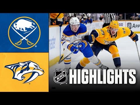Sabres vs. Predators | NHL Highlights | January 20, 2026