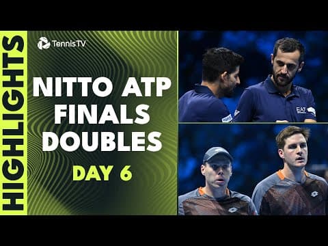 Heliovaara/Patten vs Arevalo/Pavic, Salisbury/Skupski FT | Nitto ATP Finals Day 6 Doubles Highlights