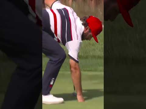 Cam Young continues to SHOW OUT at the Ryder Cup 🤩