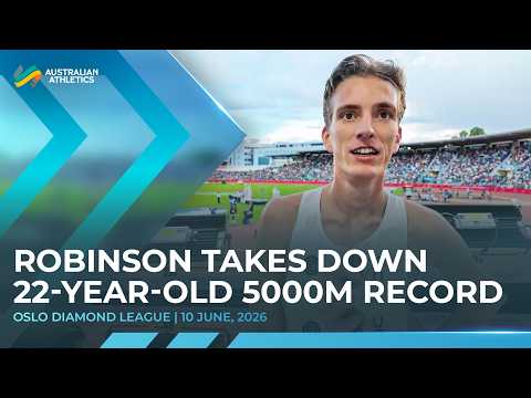 Ky Robinson takes down 22-year-old Australian 5000m record | 2026 Oslo Diamond League