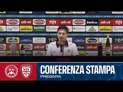 SERIE A ENILIVE |  MISTER PISACANE IN CONFERENZA STAMPA |  UDINESE - CAGLIARI