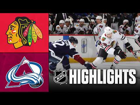Blackhawks vs. Avalanche | NHL Highlights | February 28, 2026