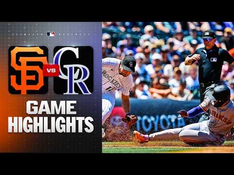 Giants vs. Rockies Game Highlights (5/31/26) | MLB Highlights
