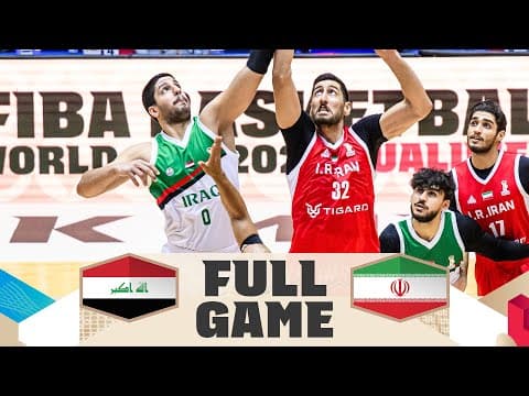 Iraq v Iran | Full Basketball Game | FIBA Basketball World Cup 2027 Asian Qualifiers