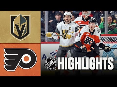 Golden Knights vs. Flyers | NHL Highlights | December 11, 2025