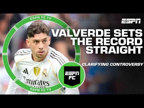 🚨 Federico Valverde issues statement after reports that he ‘refused to play’ vs. Kairat 🚨 | ESPN FC