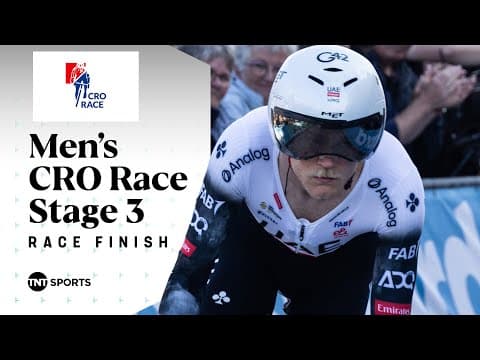 MAN IN FORM! 😮‍💨 | 2025 Men's CRO Race Stage 3 Final KM’s | TNT Sports Cycling