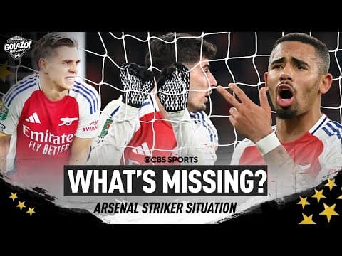 Arsenal NEEDS to target a top striker in January! | Golazo Matchday | CBS Sports