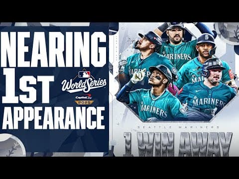 The Seattle Mariners are 1 WIN AWAY from their FIRST-EVER World Series appearance! 🔱