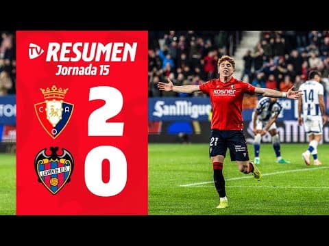 Osasuna 2-0 Levante | Resumen | Club Atlético Osasuna