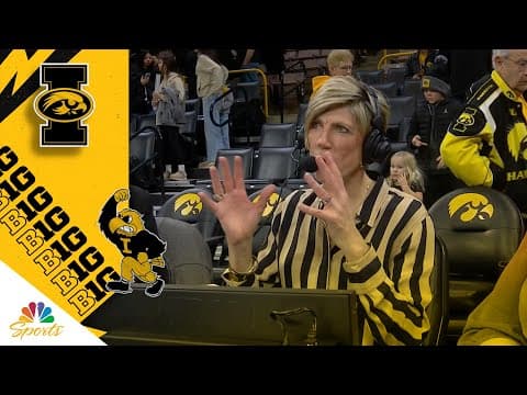 Iowa's Jan Jensen: 'Today was one of our most complete games' in win over Ohio State | NBC Sports