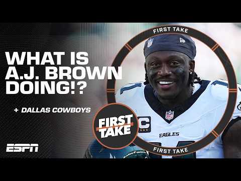 Dak IS STEPPING UP - Drew Brees 👀 + Thoughts on A.J. Brown and the Eagles | First Take
