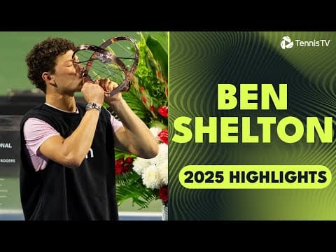 Masters 1000 Champion 🏆 | Ben Shelton 2025 ATP Highlight Reel
