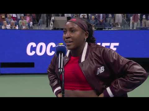 Coco Gauff after win vs. Tomljanovic: 'Wasn't the best but I'm happy to get through' | 2025 US Open