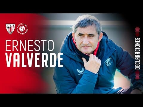 🎙️Ernesto Valverde | pre Athletic Club-Real Sociedad I LaLiga 2025-26 J22