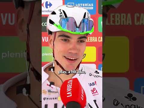 “Sometimes you have to play smart!” 👀 Juan Ayuso on the finale of Stage 12.