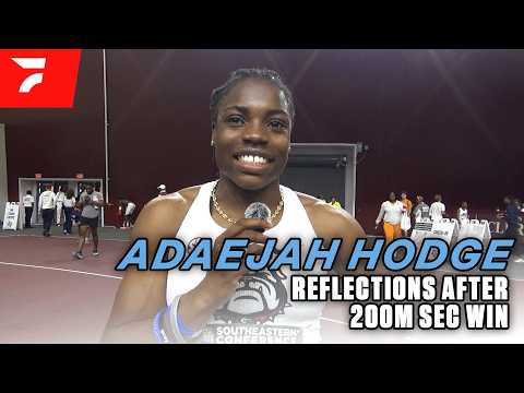 Adaejah Hodge on Winning the 200m SEC Title as a True Freshman