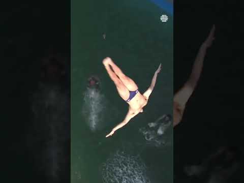 Aidan Heslop's Stunning High Dive with Perfect Form #dive #AidanHeslop