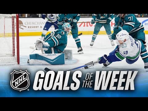 Bedard Magic, Pettersson’s GOY Bid & Will Smith Dangles | NHL Week 8 Best Goals