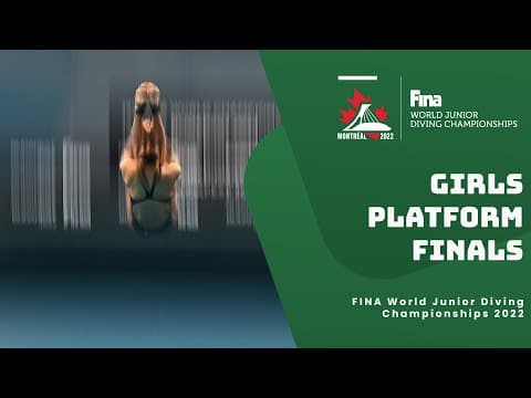 LIVE Finals: Girls 16-18 Platform Diving | World Junior Championships 2022