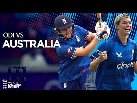 DRAMATIC Run Chase & Sciver-Brunt 129 | ODI Highlights | England Women v Australia