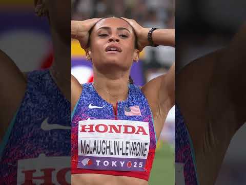 Sydney McLaughlin-Levrone becomes the fastest woman since 1985 😱 #worldathleticschamps #usa #sports