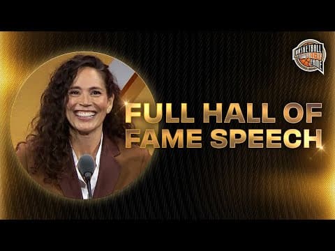 Sue Bird's Basketball Hall of Fame Enshrinement Speech