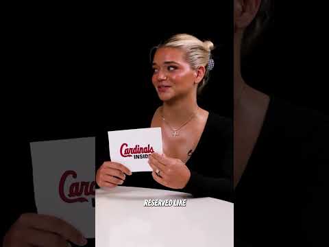 Gianna Pettus correctly guesses Masyn Winn's most nerve-wracking moment! ⚾#stlcardinals