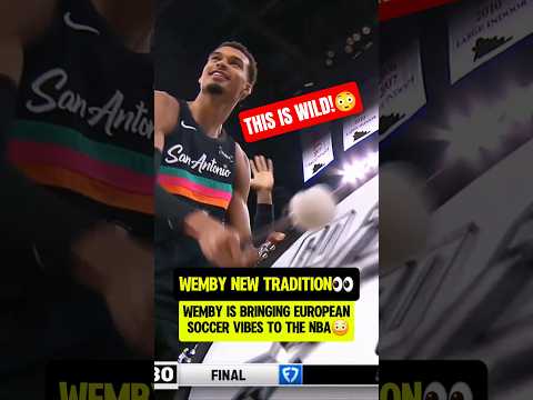 Wemby got the drum out for beating OKC👀