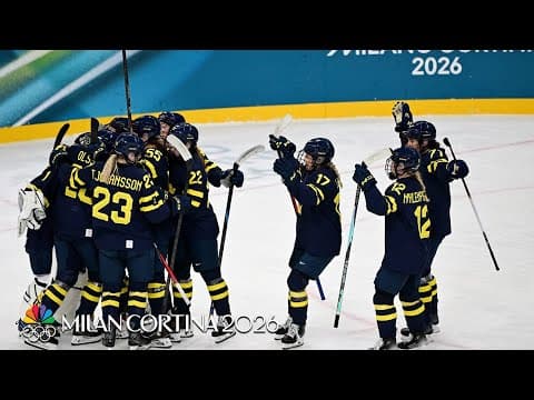 Sweden gets shutout win, eliminates Japan in women's hockey | Winter Olympics 2026 | NBC Sports