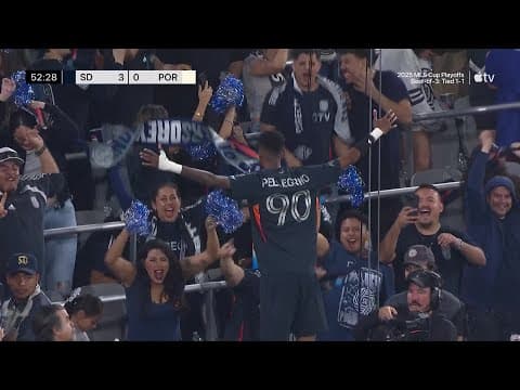 Amahl Pellegrino BAGS BRACE in Game 3 For San Diego FC! | 2025 Audi MLS Cup Playoffs