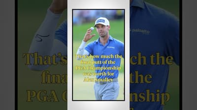 Alex Smalley’s final putt at the PGA Championship was life-changing. 🤯