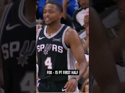 Swipa showing out in his season debut! 🦊 #nba #spurs #deaaronfox 📺 FanDuelSN SW