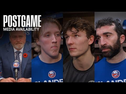 New York Islanders Postgame Availability | NYI 3 vs CBJ 2 (11/02/25)