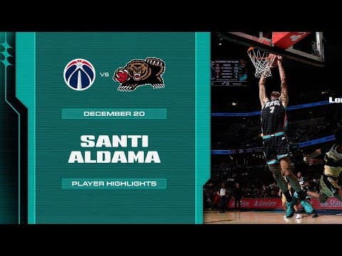Santi Aldama Highlights vs Washington Wizards