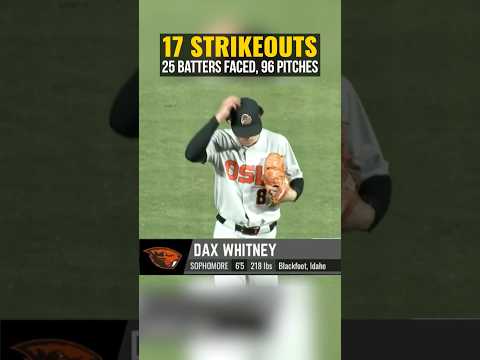 Dax Whitney had 17Ks in 7 Scoreless Innings (2 hits). Up to 100 mph.