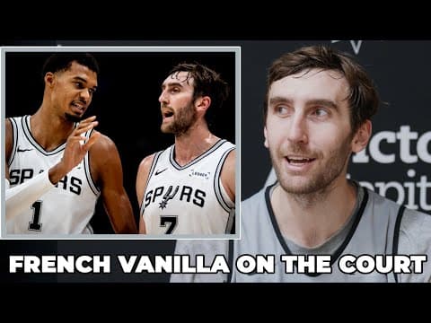 Luke Kornet on Sharing the Floor With Wemby During Games