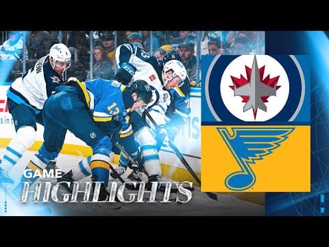 St. Louis Blues vs. Winnipeg Jets - Game Highlights