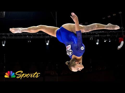 Angelina Melnikova edges Leanne Wong by ONE TENTH to win all-around at 2025 Worlds | NBC Sports
