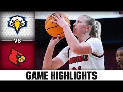 Morehead State vs Louisville Game Highlights | 2025-26 ACC Women's Basketball