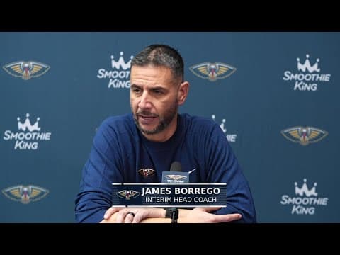James Borrego | Pelicans-Grizzlies Postgame Interview 11/26/2025