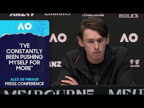 Alex De Minaur Press Conference | Australian Open 2026
