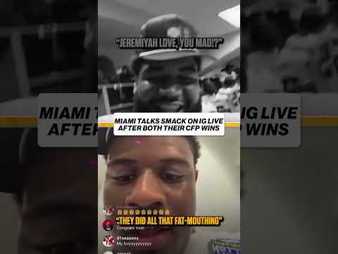 The Canes fired back 😂