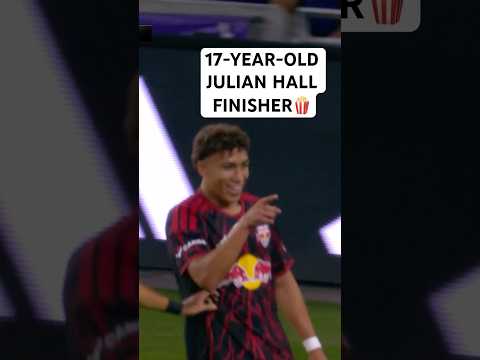 Emil Forsberg ➡️ Julian Hall @redbullnewyork 🍿👏