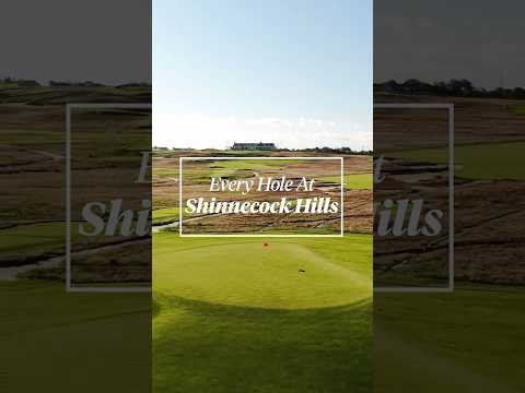 Every hole at Shinnecock Hills in two minutes. 🤩