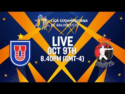 LIVE - Club Universitario v Motilones | Liga Sudamericana de Baloncesto FIBA 2025  | Group Phase