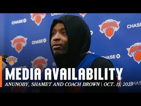 OG Anunoby, Landry Shamet, & Coach Mike Brown Post Practice Media | October 15, 2025